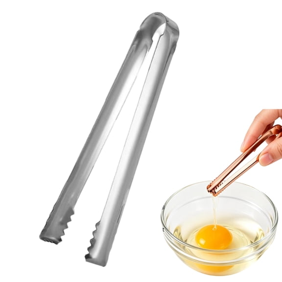 Chalaza Remover for Eggs, Precision Toothed Tip Tweezers in 304 Stainless Steel, Egg Yolk Separator Tool for Baking & Cooking