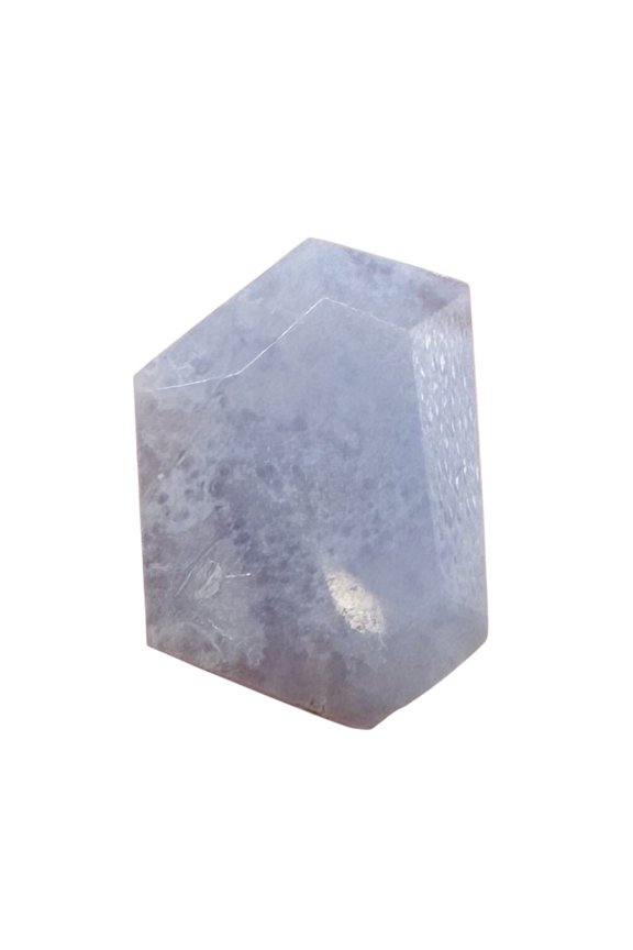 Chalcedony Druzy 32ct Designer Cut Pendant Bead | 28x19x8mm | Blue | 1 Bead |