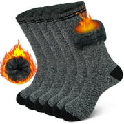 Chalesta 3 Pairs Thick Winter Thermal Socks for Men & Women, Warm Winter Socks for Cold Weather