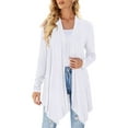 thumbnail image 1 of KOITHOT Cardigans for Women with Pocketes Long Sleeve Lightweight Casual Draped Front Open Cardigan, 1 of 6