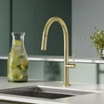 thumbnail image 1 of Chalet Single Handle, Pull-Down Kitchen Faucet in Brushed Gold, 1 of 11