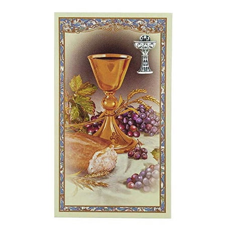 Chalice Pin and Prayer Card | First Holy Communion