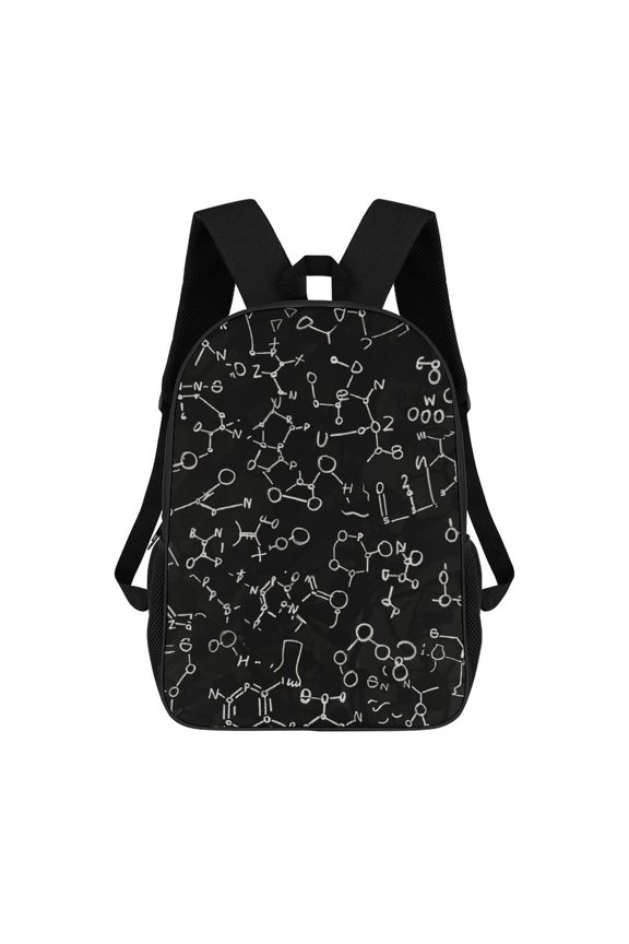 Chalk Chemical Formulas Backpack Backpack Student Backpack Cartoon Canvas Backpack