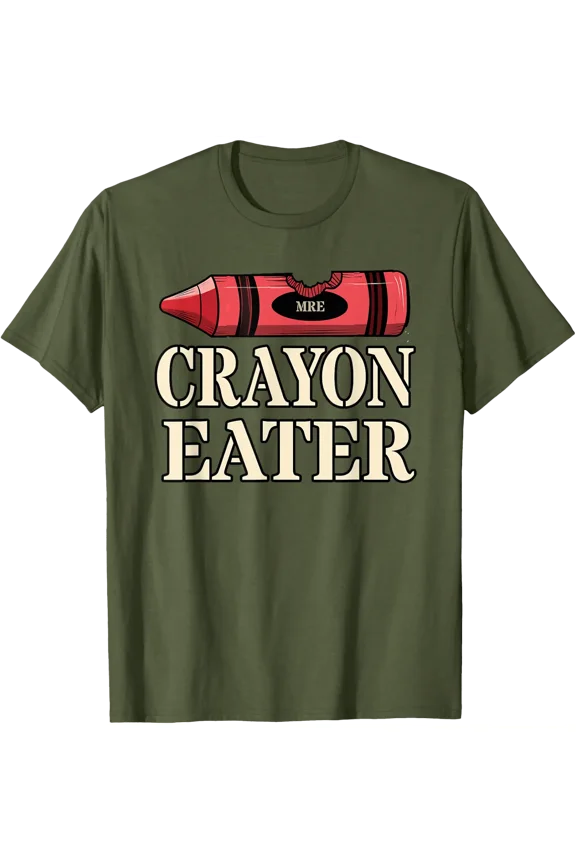 Chalk Eater Grunt Squad Military Soldier Jarhead Graphic T-Shirt, Size S-5XL