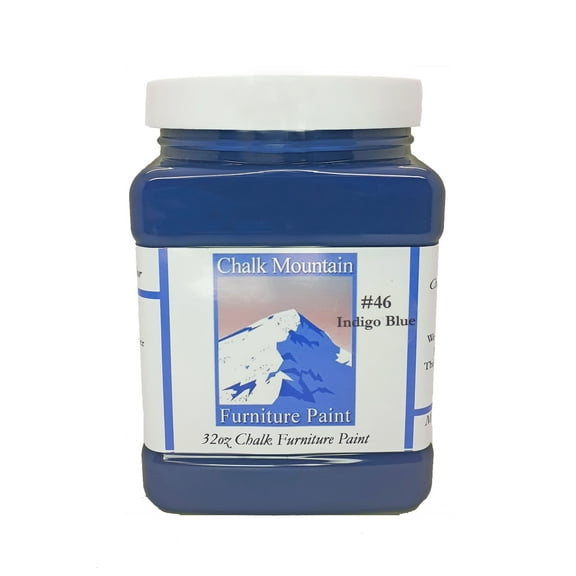Chalk Furniture Paint - 32oz #46 Indigo Blue
