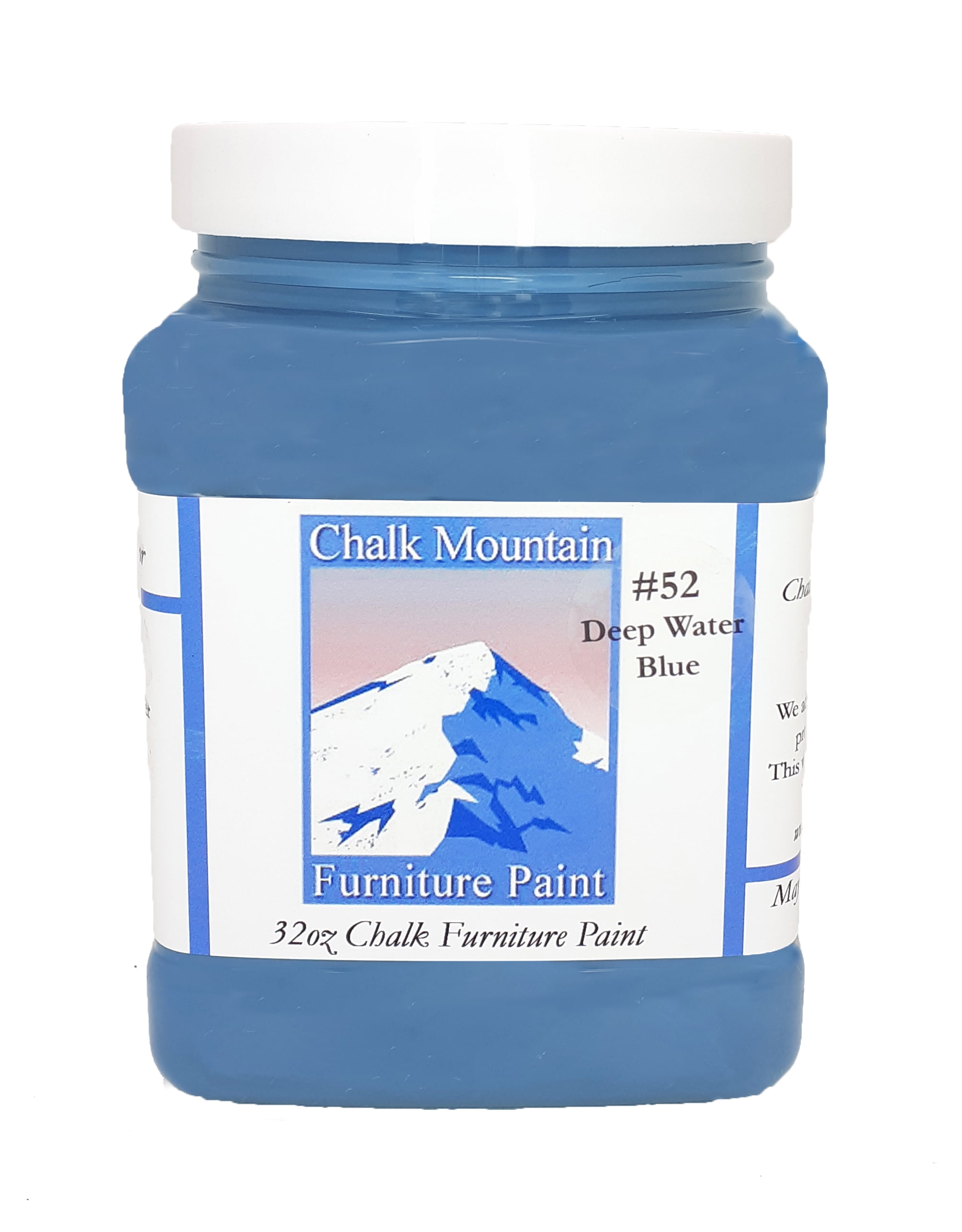 Chalk Furniture Paint - 32oz #52 Deep Water Blue