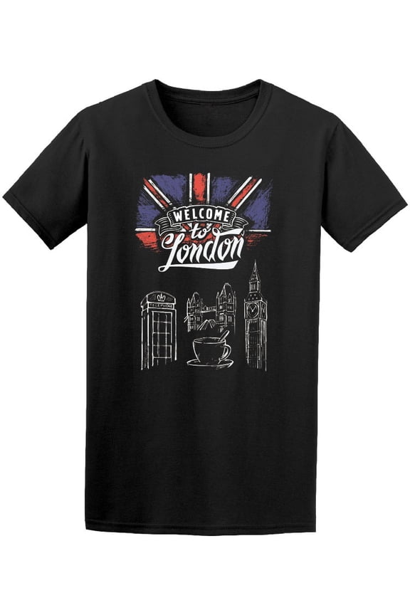 Chalk Great Britain Flag London Tee Men's -Image by Shutterstock