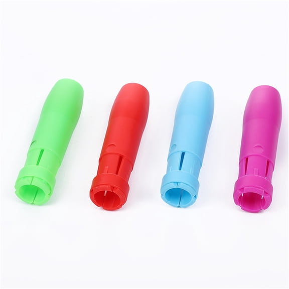 Chalk Holders, Qyaukm Adjustable Chalk Holder Clips, No-Mess Chalk Extender for Classroom, Teachers & Students
