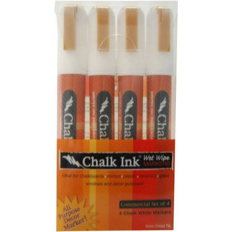Chalk Ink® Whipped Cream 6mm Chisel Tip Wet Wipe Marker