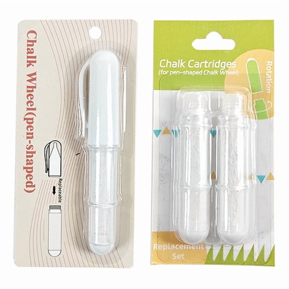 Chalk Marker Pen with Cover for Accurate Sewing and Quilting Marking on Fabrics