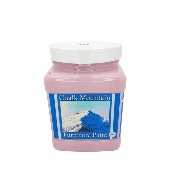 Chalk Mountain Furniture Paint - 32oz Light Magenta Flat, 1 Piece,