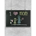 thumbnail image 1 of Chalk On Board I Love Mom Poster -Image by Shutterstock, 1 of 2