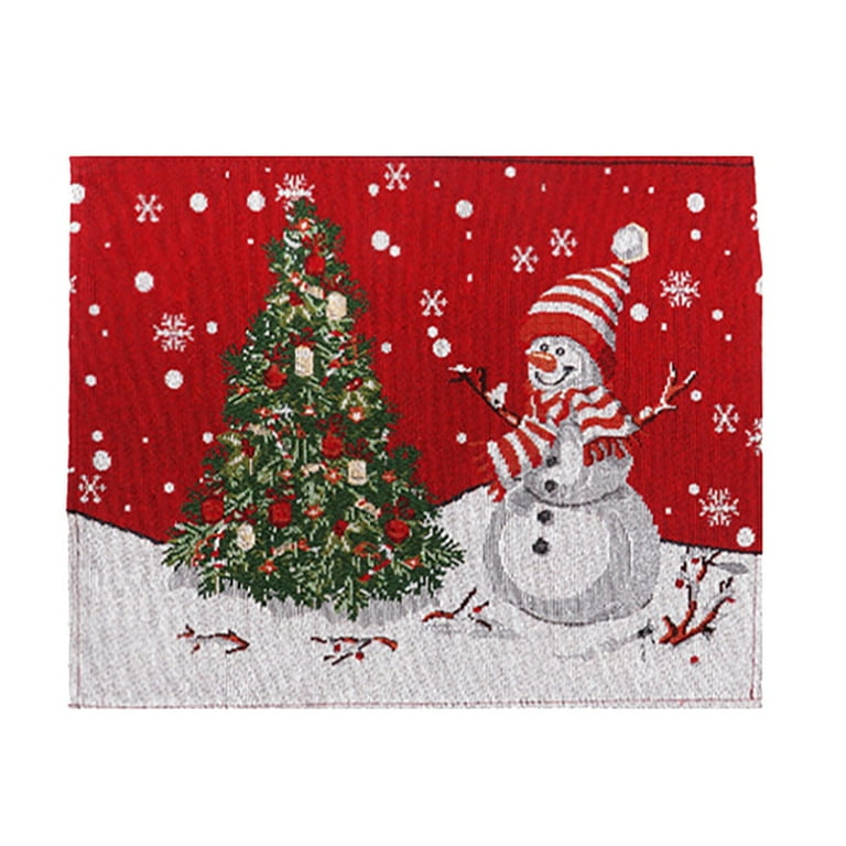 Chalkboard Snowman Placemat Chalkboard Snowman Placemat