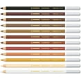 thumbnail image 1 of Chalk-Pastel Pencil - STABILO CarbOthello Pastel Pencil - Warm Neutral Tones - Pack of 12, 1 of 4