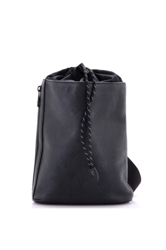 Chalk Sling Bag Monogram Shadow Leather By Rebag