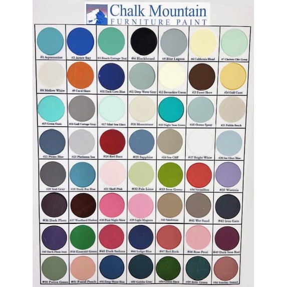 Chalk Style All-in-One Paint: Eco-friendly, matte finish for furniture ...