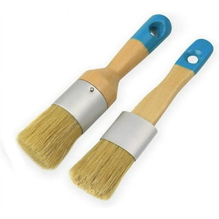 Royal & Langnickel - 2pc Gold Taklon and Natural Bristle All Media, Large  Paint Brush Set 