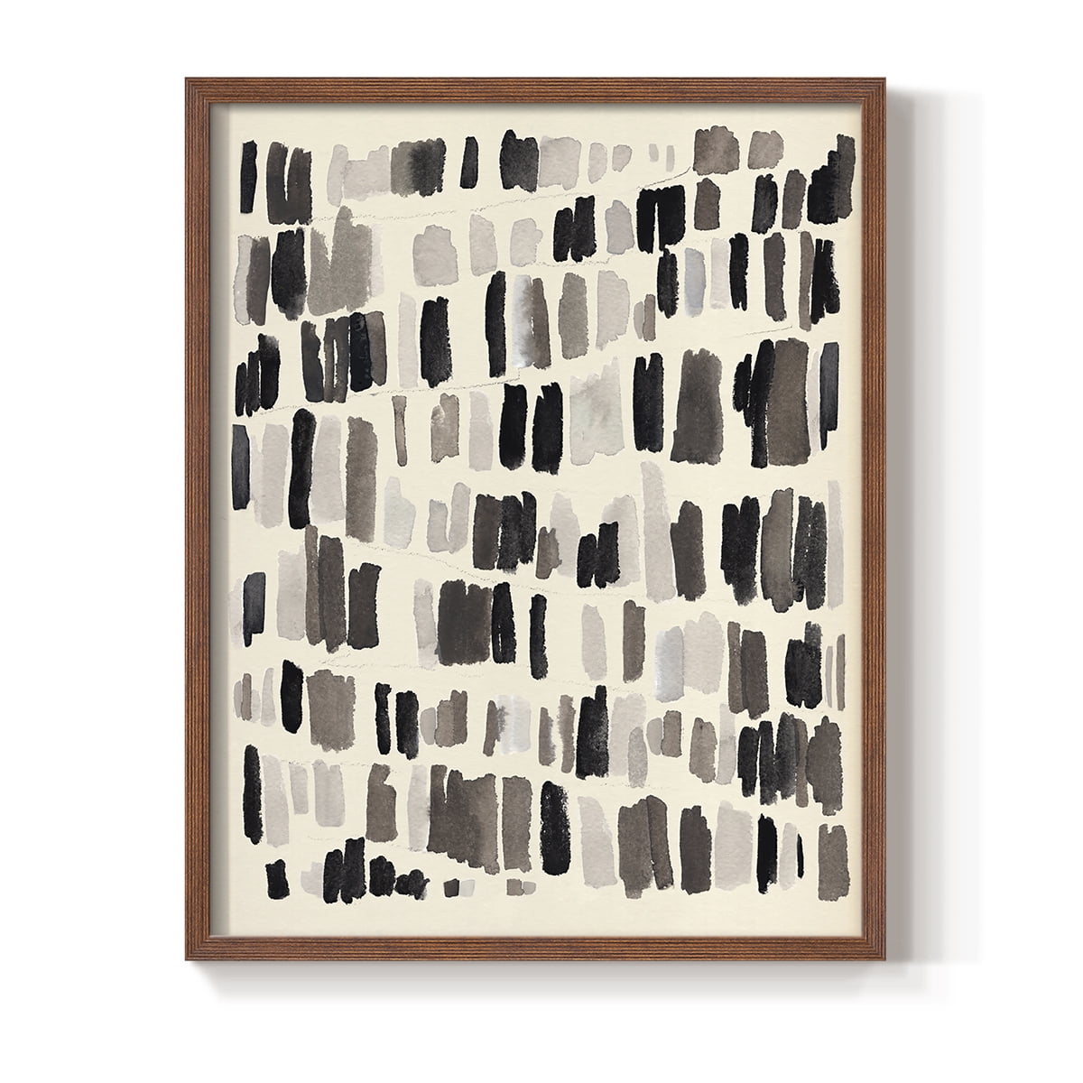 Chalk and Flint I Framed Print in Brown Solid Wood Framed Print No Nail Hanging