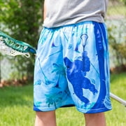 ChalkTalk SPORTS Premium Lacrosse Athletic Shorts | King of The Field | Youth Small