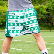 ChalkTalk SPORTS Premium Lacrosse Athletic Shorts | Shamrock | Youth Small