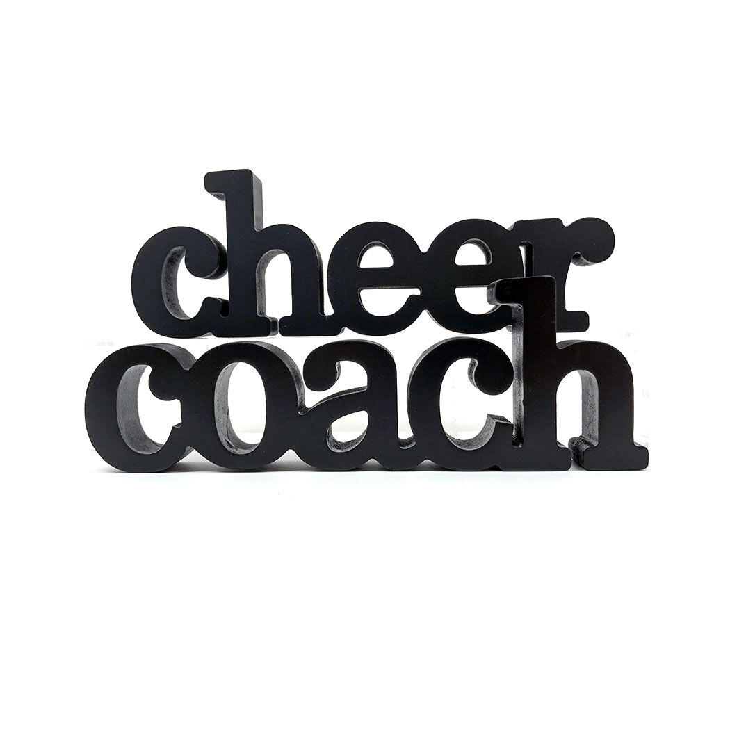 ChalkTalkSPORTS Cheer Coach Wood Words | Cheer Sign & Décor - Walmart.com