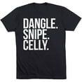 thumbnail image 1 of ChalkTalkSPORTS Hockey Short Sleeve T-Shirt | Dangle Snipe Celly Words | Multiple Colors | Adult Sizes, 1 of 4