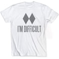 thumbnail image 1 of ChalkTalkSPORTS I'm Difficult T-Shirt | Vintage Skiing T-Shirt | Youth and Adult Sizes, 1 of 2