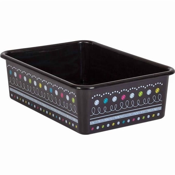 Chalkboard Brights Large Plastc Bin - 3 Each