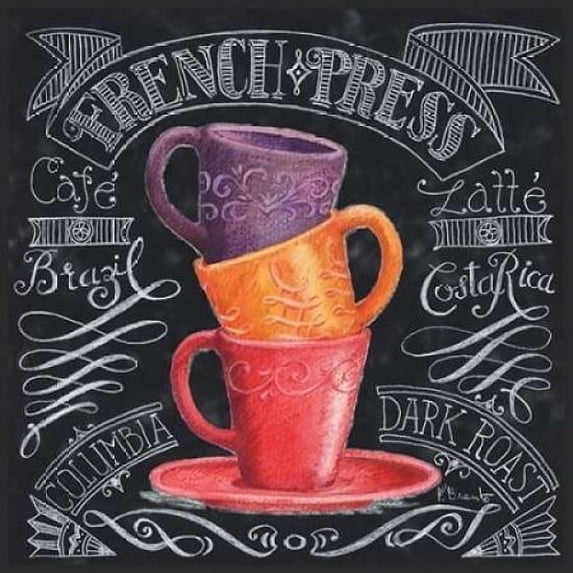 Chalkboard Coffee II Poster Print by Paul Brent (12 x 12)