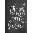 thumbnail image 1 of Chalkboard Journal - Though She Be But Little She Is Fierce: 100 Page 6" X 9" Shakespeare Quote Ruled Notebook: Inspirational Journal, Blank Notebook,, 1 of 1