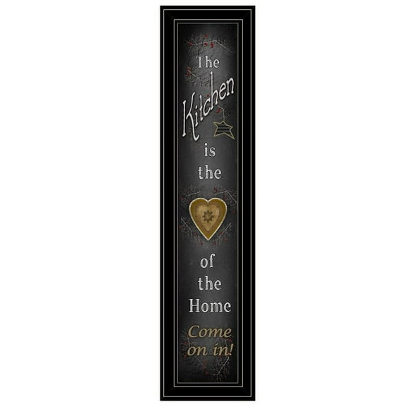 Chalkboard Kitchen ByTrendy Decor4U Printed Wall Art Wood Multi-Color