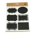 thumbnail image 1 of Chalkboard Label Stickers, Assorted Shaped, 3-inch, 24-count, 1 of 2