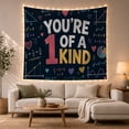 thumbnail image 1 of Chalkboard You'Re Letters with Sketchy Numeral Right Kind, Mystical Fantasy for Space Lovers, Galaxy Room Decor, Valentine'S Day Gift, Tapestry Wall Hanging for Bedroom and Dorm, 1 of 7