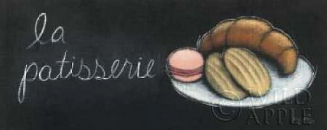 Chalkboard Menu II - Patisserie Canvas Art - Emily Adams (10 x 20)