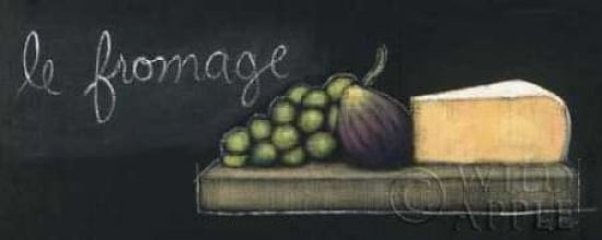Chalkboard Menu III - Fromage Canvas Art - Emily Adams (24 x 48)