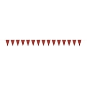 Chalkboard Paper Pennant Banner, Red, 9ft