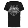 thumbnail image 1 of Chalkboard Style Coffee Time Tee Men's -Image by Shutterstock, 1 of 2