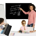 thumbnail image 1 of Chalkboard Wall Sticker, Extra Large Chalkboard Peel and Stick Paper 18x79in (5 Chalk Included) Self Adhesive DIY Reusable Erasable Chalkboard Stickers, Wallpaper Stick Chalk Board Contacts Paper, 1 of 6