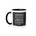 thumbnail image 1 of 3dRose, Chalkboard with Christmas wishes typography poster style, 11oz Two-Tone Black Mug, 1 of 3