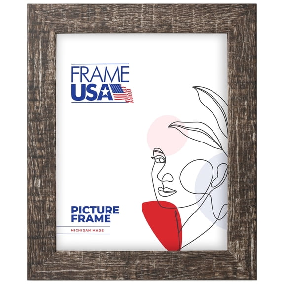 Chalked Black 10x13 Inch Picture Frame