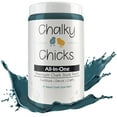 thumbnail image 1 of Chalky Chicks 32 Fl Oz Matte Jaded (Jade) Chalk Paint for Furniture Without Sanding - No Prep Furniture Paint No Sanding All in One for Crafts, Wood, Walls, Cabinet, Metal, Dresser, Farmhouse, 1 of 9