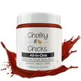 thumbnail image 1 of Chalky Chicks 4 Fl Oz Matte Poison Apple (Dark Red) Chalk Paint for Furniture Without Sanding - No Prep Furniture Paint No Sanding All in One for Crafts, Wood, Cabinet, Metal, Dresser, Farmhouse, 1 of 9