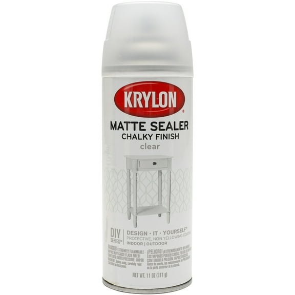 Chalky Finish Aerosol Spray Paint 12oz-Clear Matte