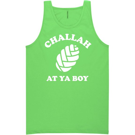 Challah At Ya Boy Neon Tank Top