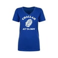 thumbnail image 1 of Challah At Ya Boy Womens V-Neck T-Shirt, 1 of 2