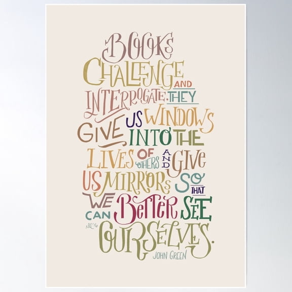Challenge And Interrogate Poster Wall Art, Modern Wall Decor For Living Room Bedroom, 12x18 UNFRAMED