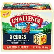 Challenge Salted Butter Cubes, 16 oz, 8 Cubes