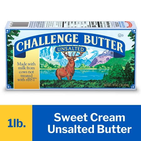 Challenge Butter Unsalted Butter, 16 oz, 4 Sticks