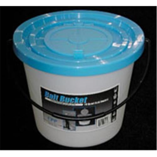 Challenge Plastics 50179 White 10Qt Minnow Fishing Live Bait Bucket