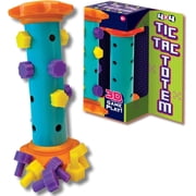 Challenge Your Mind with Tic Tac Totem 4x4 3D Tic Tac Toe Travel Game & Brain Game for Strategy Enthusiasts, Ages 6+